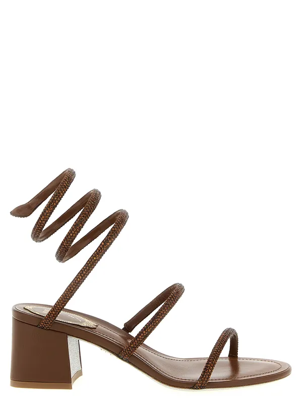 Cleo Sandals Brown - René Caovilla