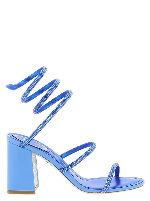 Cleo Sandals Blue - René Caovilla