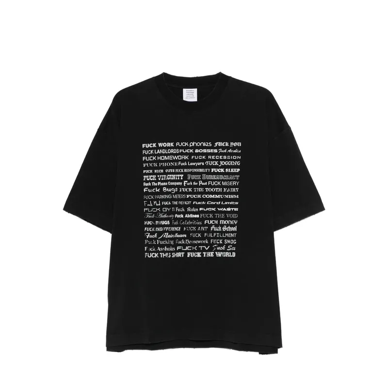 T Shirts Black, White - Vetements