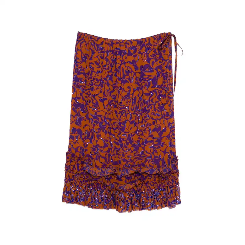 Skirts Orange/Purple - Dries Van Noten