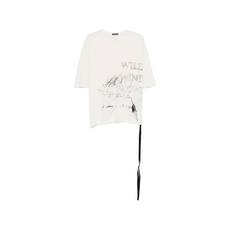 T Shirts Neutral, Black - Ann Demeulemeester
