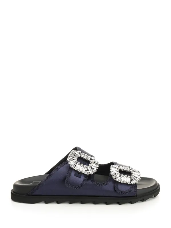 Slidy Viv Scarpe Basse Blue - Roger Vivier
