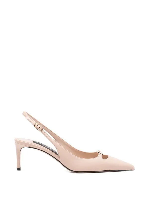 Leather Slingback Pumps - Dolce & Gabbana