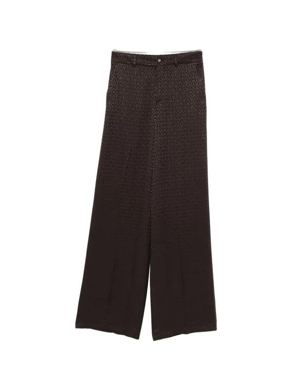 Horsebit Silk Trousers - Gucci