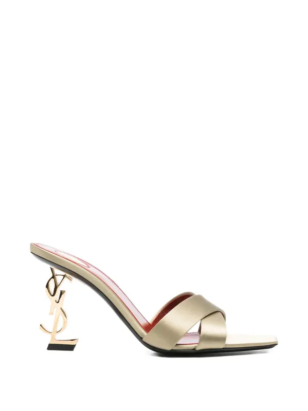 Opyum Satin Sandals - Saint Laurent