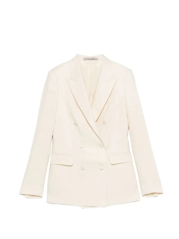 Linen Double-Breasted Suit