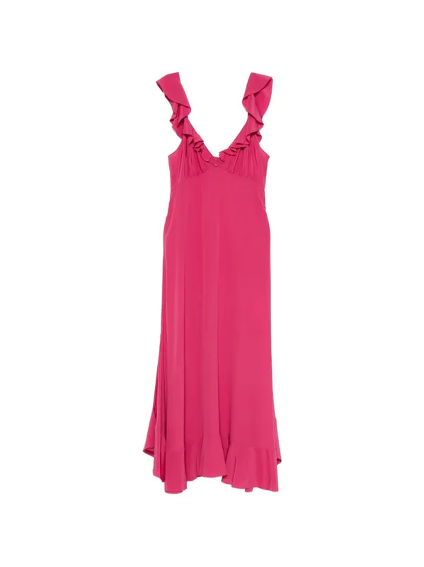 Silk Long Dress - Chloé