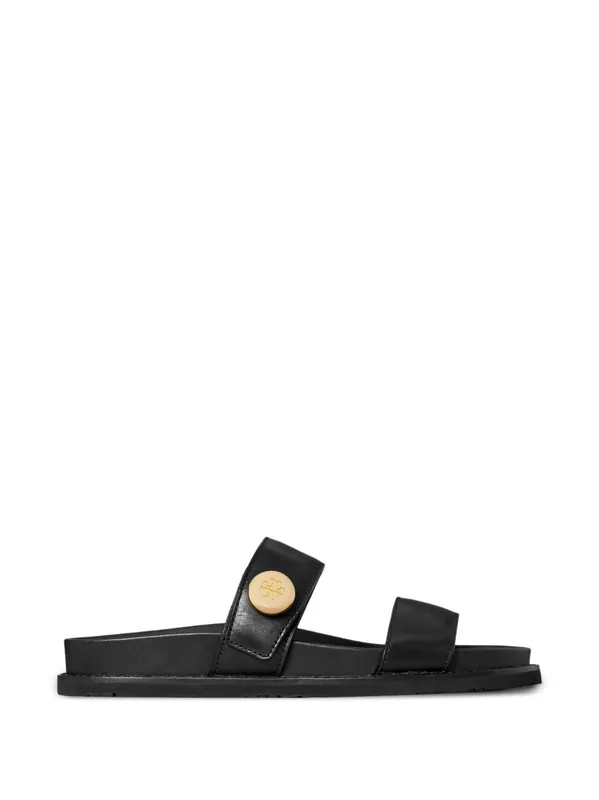 Romy Sport Leather Slides - Tory Burch