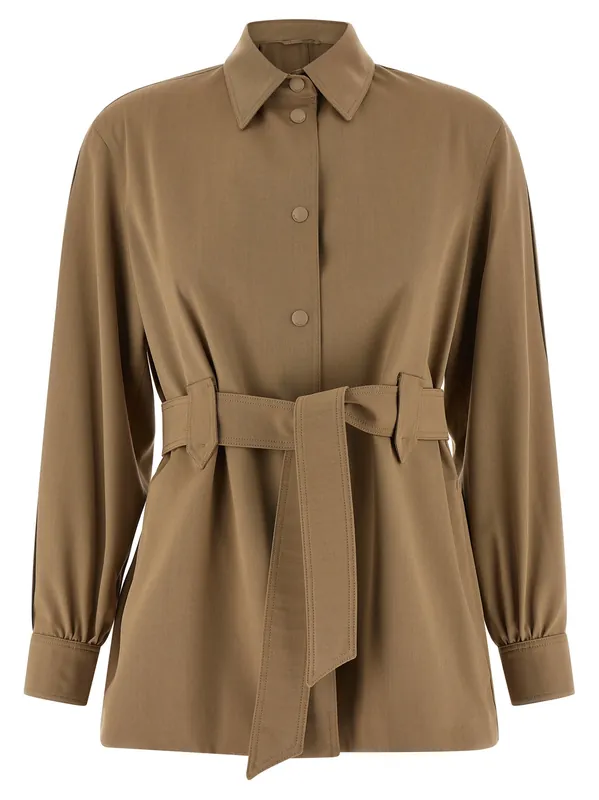 Mxmagenzia Shirt And Blouse Beige - Max Mara