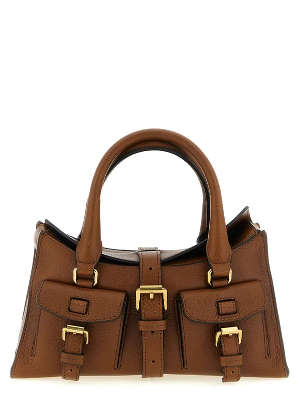 Mini Roxanne Hand Bags Brown - Mulberry