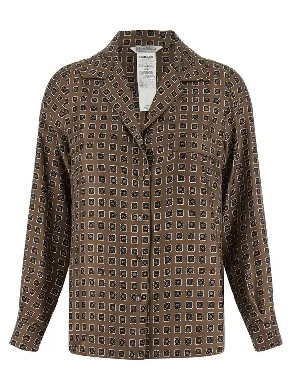 Mxmdisco Shirt And Blouse Brown - Max Mara