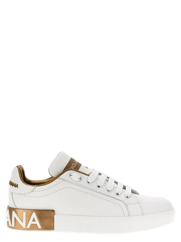 Portofino Sneakers Gold - Dolce & Gabbana
