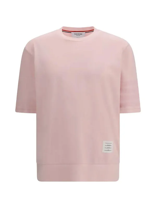 Short-Sleeved T-Shirt With Ribbed Cuffs