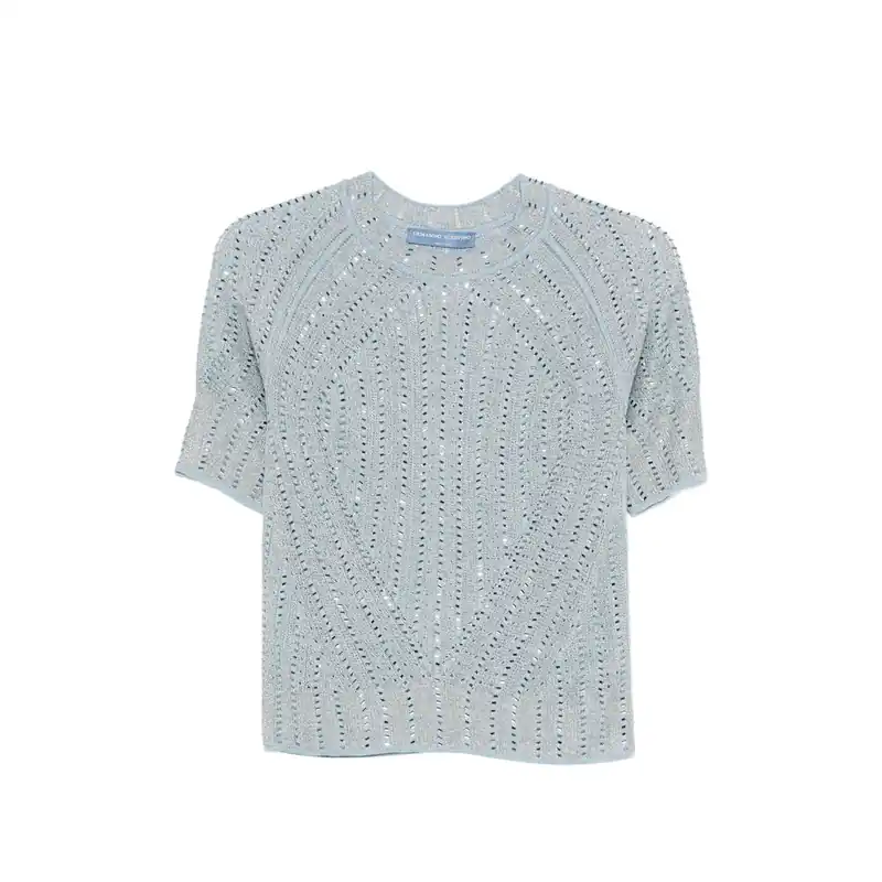 T Shirts Blue, Silver - Ermanno Scervino