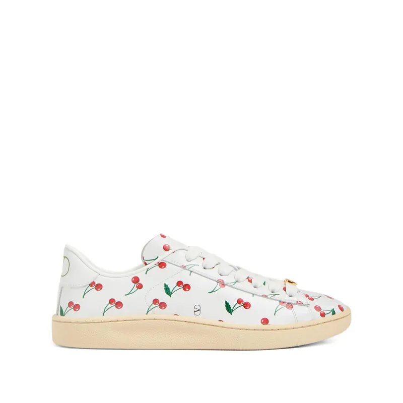 VLogo Signature Shoes White, Red - Valentino Garavani