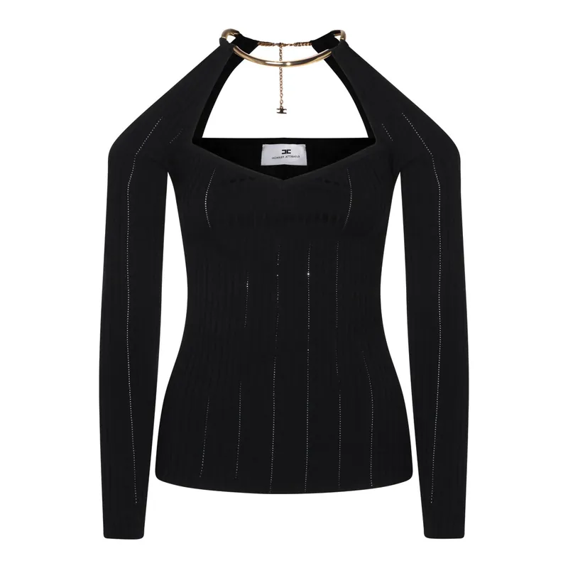 Sweaters Nero - Elisabetta Franchi