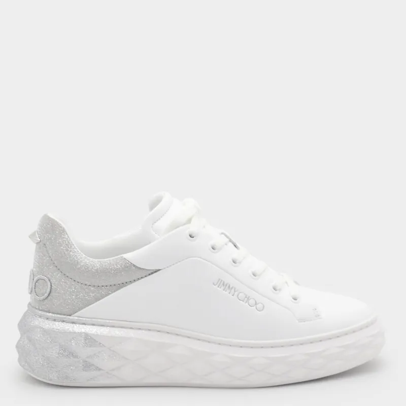Sneakers White/Silver - Jimmy Choo