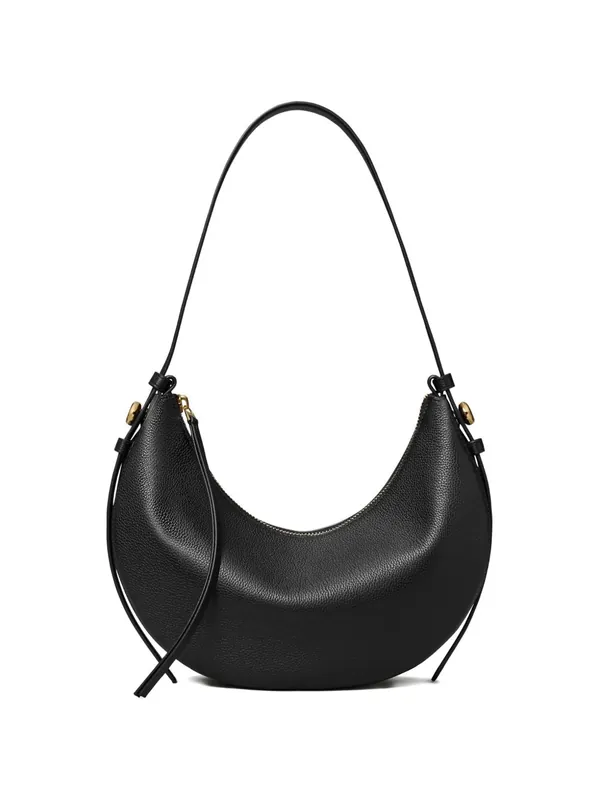Romy Half Moon Leather Shoulder Bag - Tory Burch