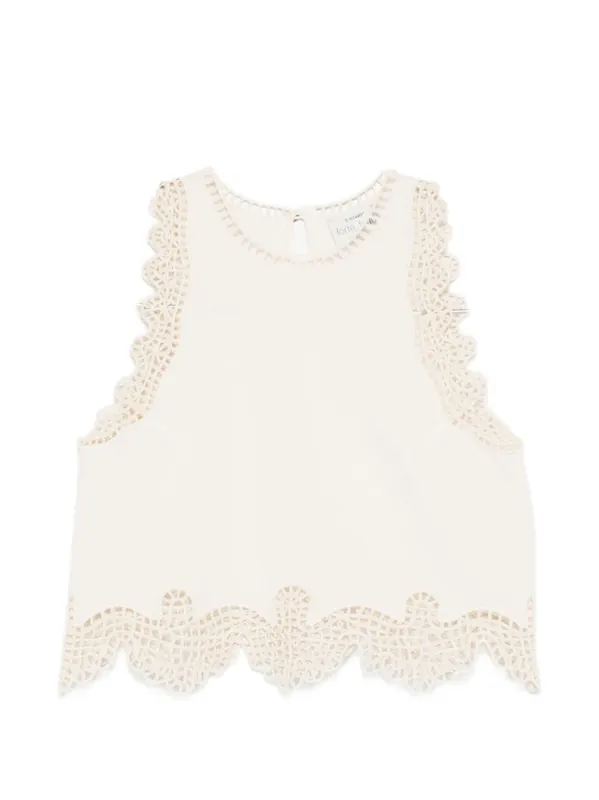 Embroidered Cotton Top - Forte_Forte
