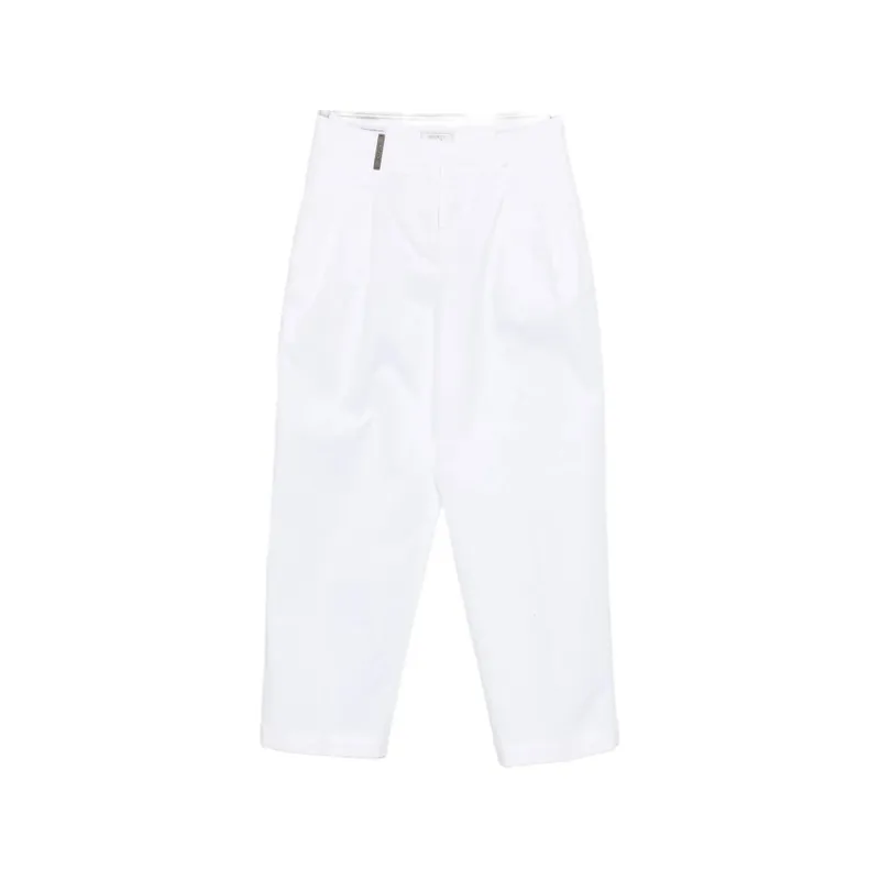 Pants White - Peserico