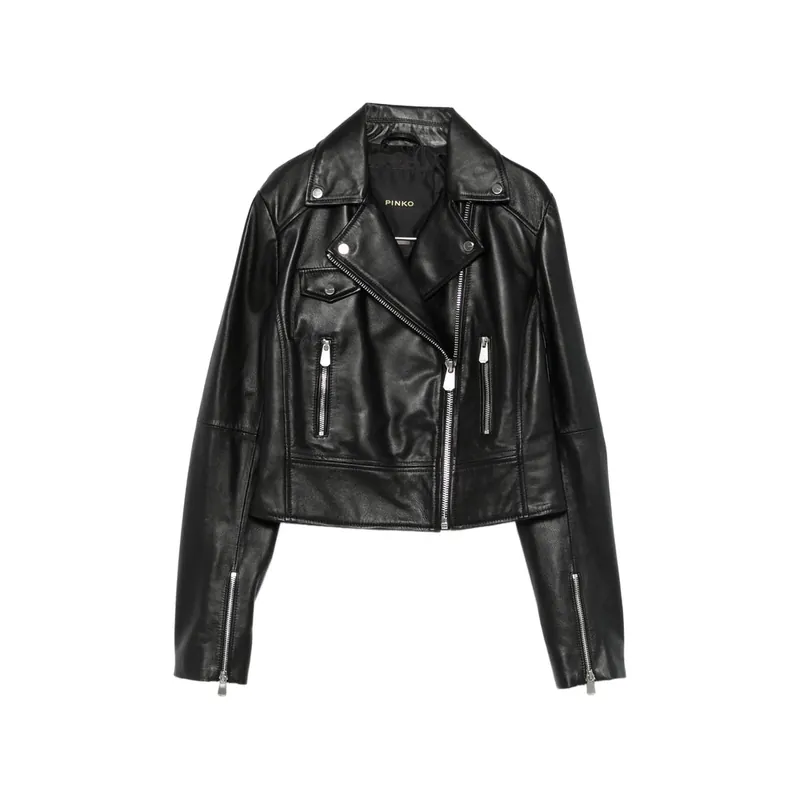 Leather Outerwears Black - Pinko