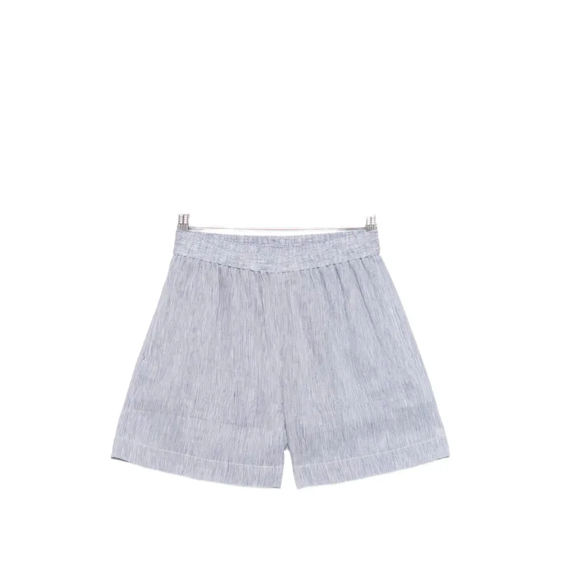 Shorts White, Blue - Brunello Cucinelli