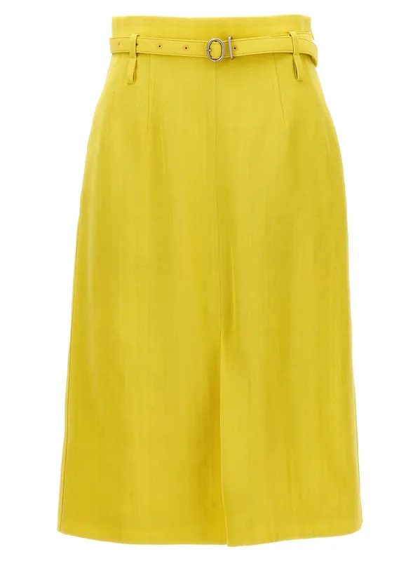 66 Skirts Yellow - Jil Sander