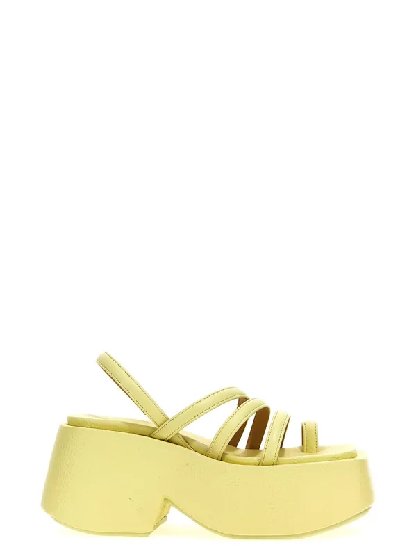 Zeppo Sandals Yellow - Marsèll