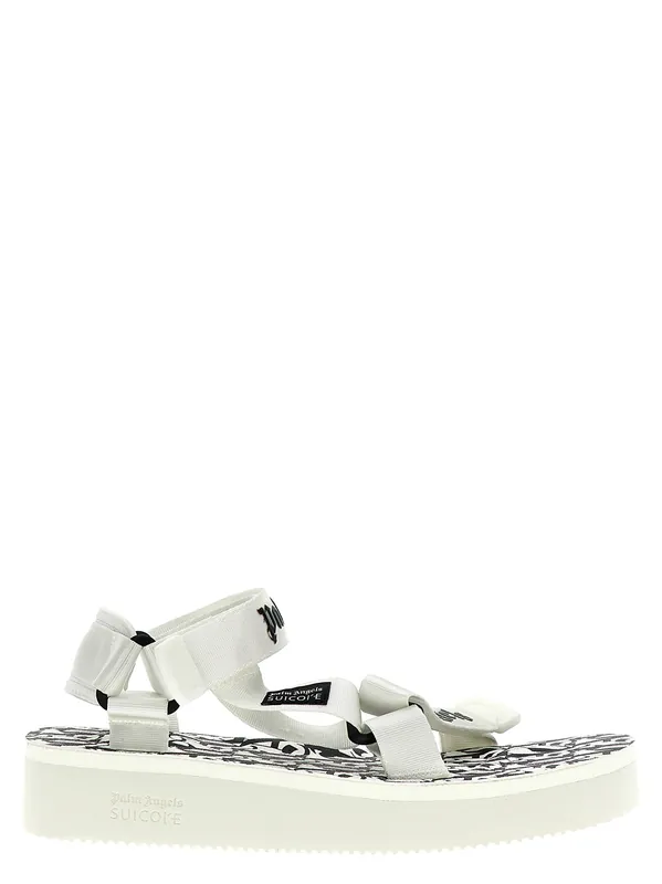 Depa Sandals White/Black - Palm Angels