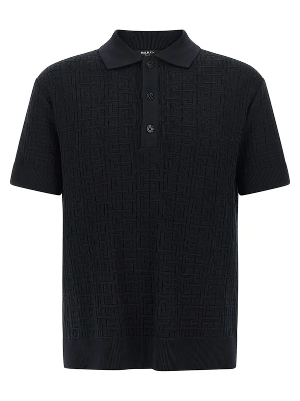 Monogram Polo Blue - Balmain