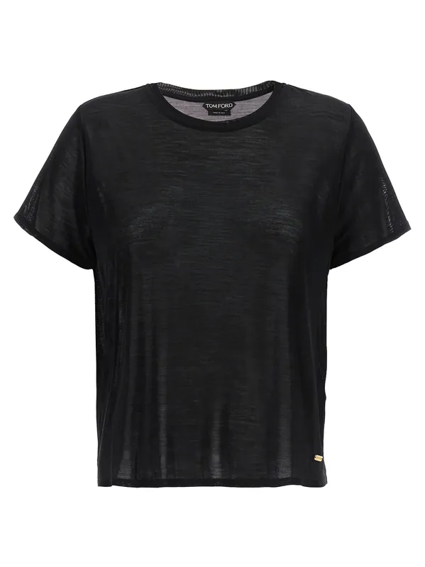 Silk T-Shirt Black