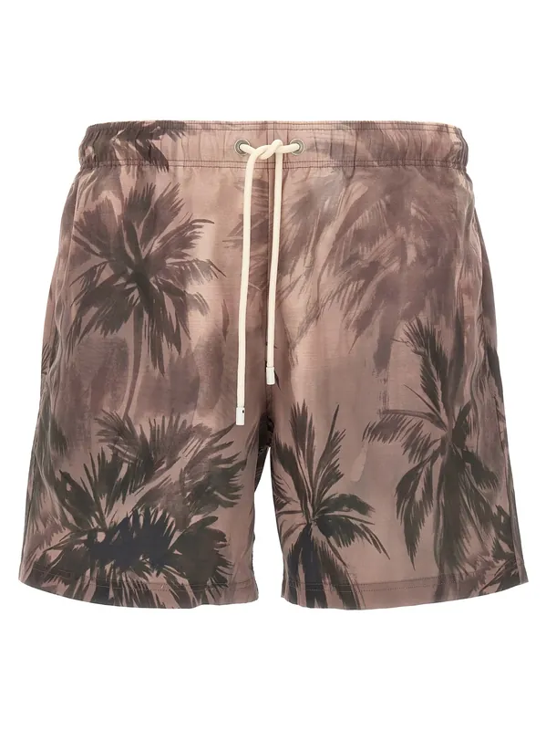 Sunset Palms Beachwear Multicolor - Palm Angels