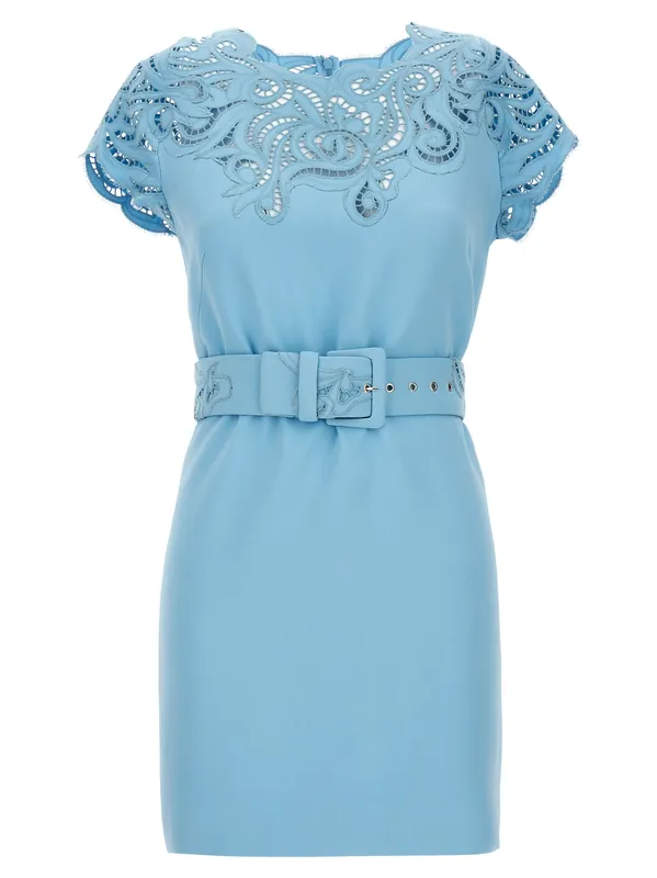 Abito Pizzo Dresses Light Blue - Ermanno Scervino