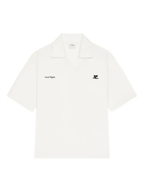 V-Neck Oversized Sports Polo