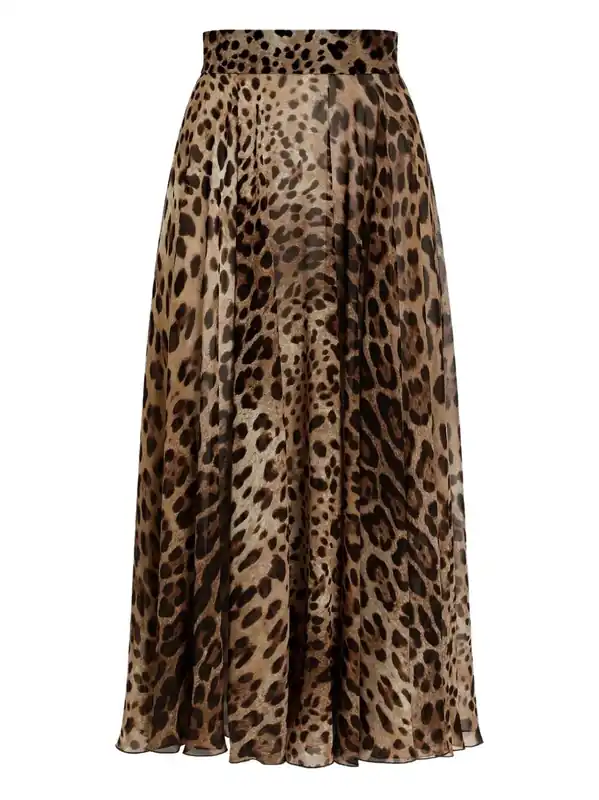 Leopard Print Skirt - Dolce & Gabbana