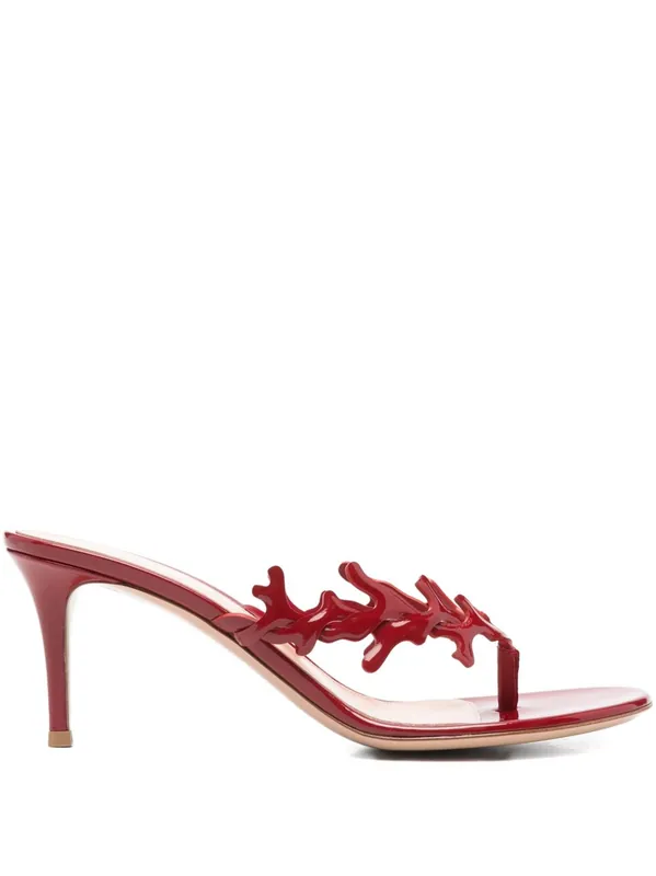 Ocean Patent Leather Sandals - Gianvito Rossi