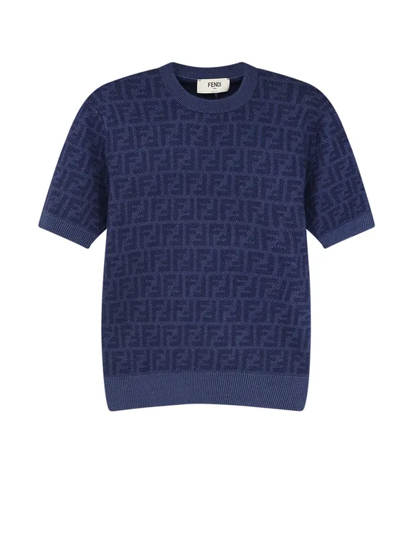 Ff Wool And Silk Sweater - Fendi