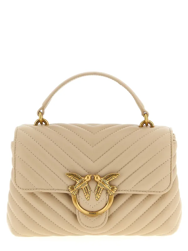 Mini Lady Love Puff Hand Bags Beige - Pinko