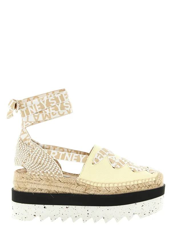 Gaia Wedges Yellow - Stella McCartney