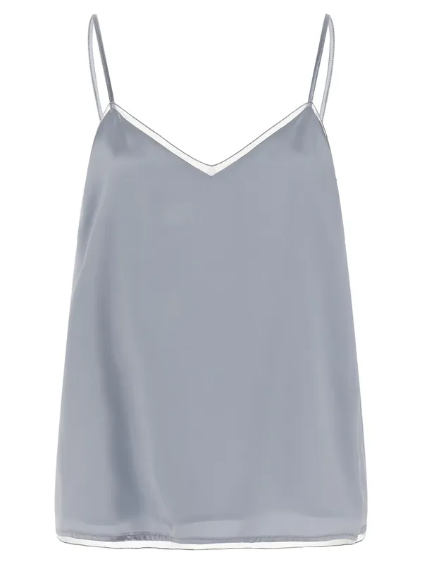 Lingerie Top Tops Light Blue - Fabiana Filippi