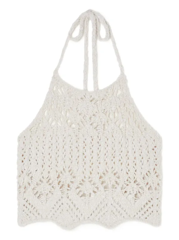Lagoon Romance Cotton Top - Alanui
