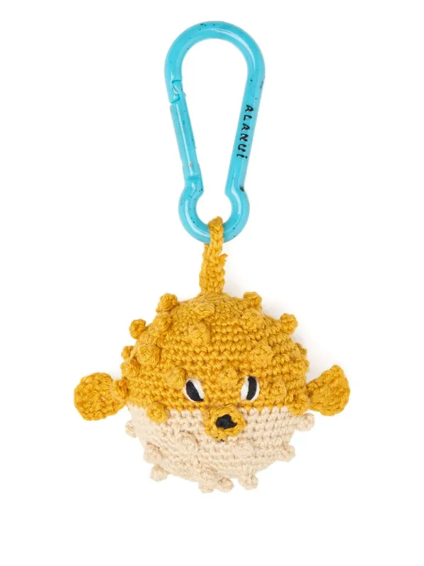 Puffer Fish Crochet Keyring - Alanui