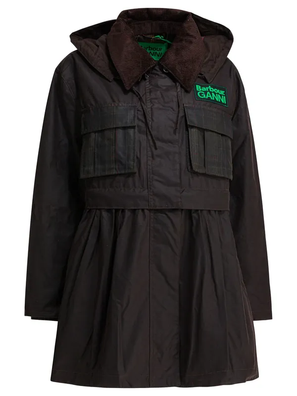Barbour X Ganni Jacket Jackets And Coats Green