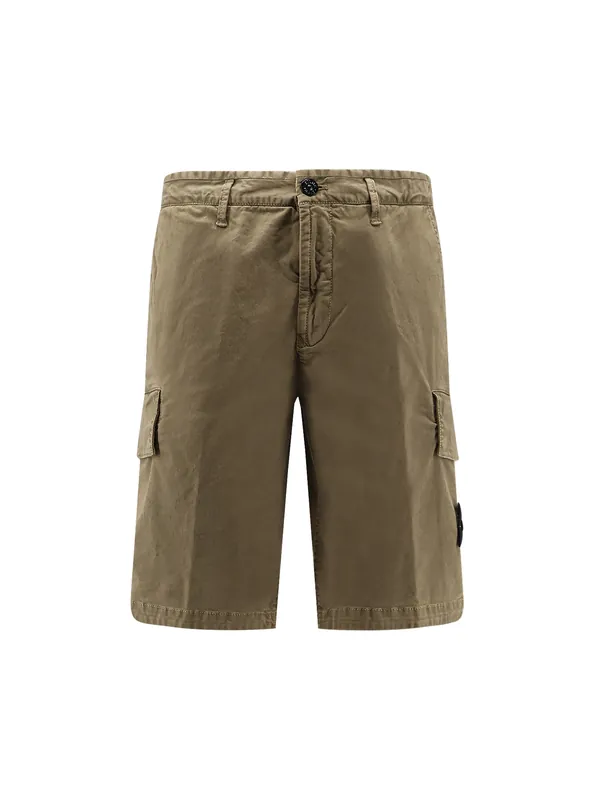 Organic Cotton Shorts - Stone Island