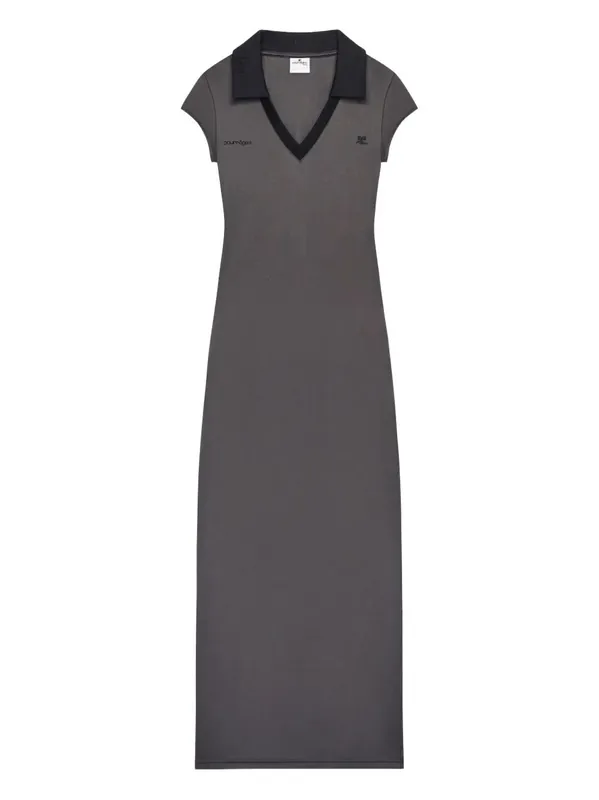 Sports Polo Long Dress - Courrèges