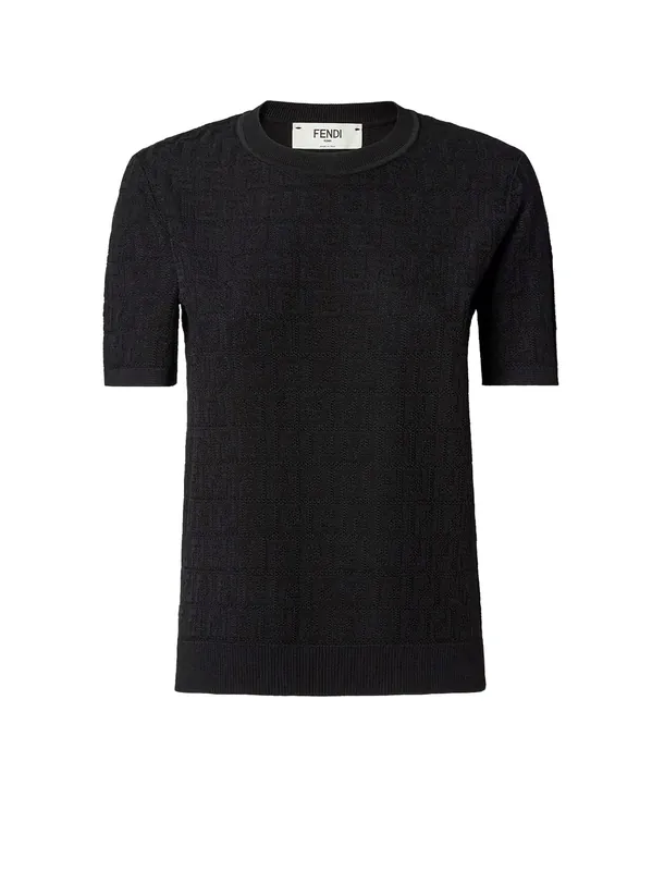 Ff Cotton And Viscose Sweater - Fendi