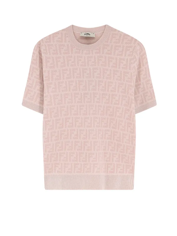 Ff Wool And Silk Sweater - Fendi