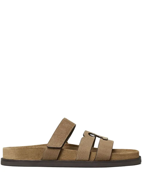 Ines Sport Leather Sandals - Tory Burch