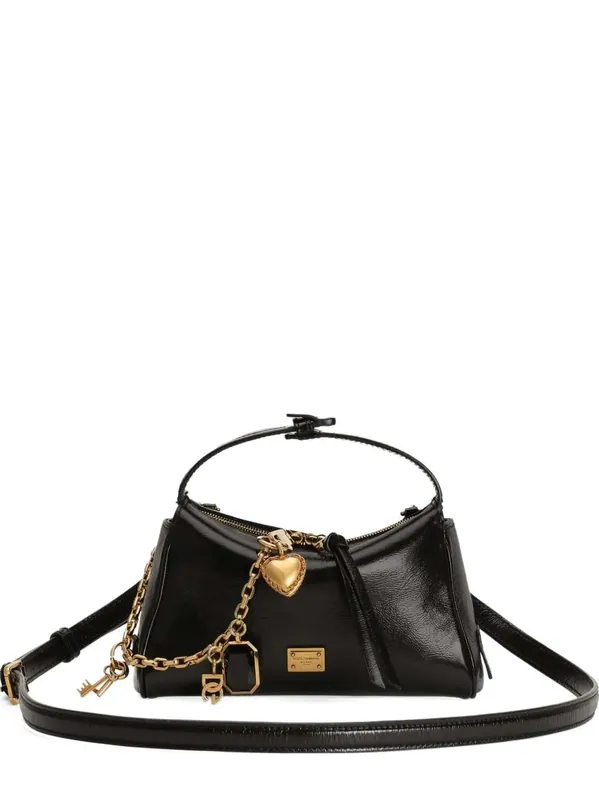 Shoulder Bag With Applique - Dolce & Gabbana