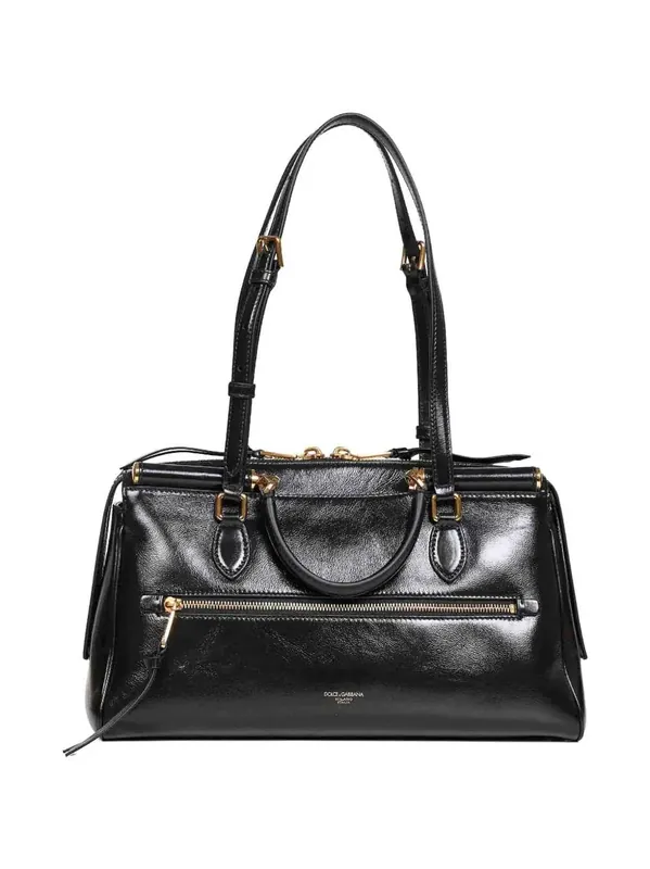 Vittoria Leather Tote Bag - Dolce & Gabbana